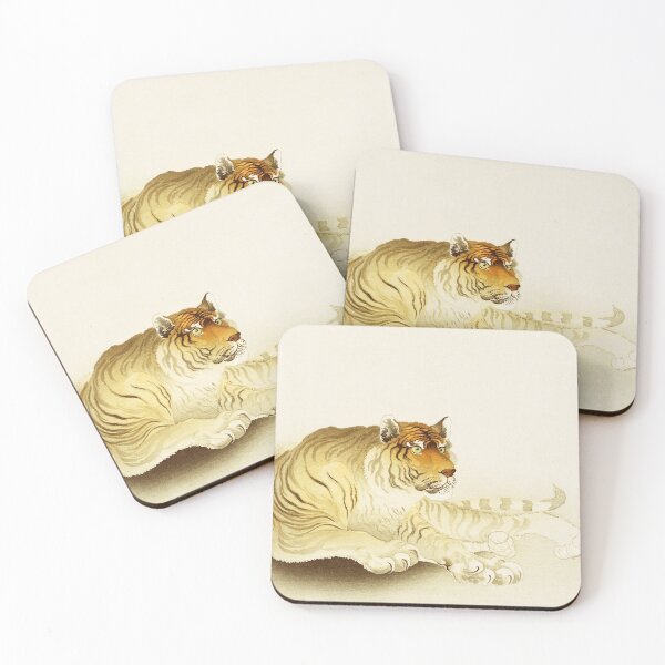 Item preview, Tiger - Japanese Art 1900s designed and sold by pennyandhorse.
