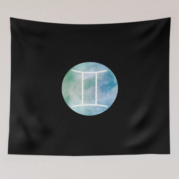 Item preview, Gemini Watercolor Zodiac Horoscope Star Sign Gift designed and sold by Hyper-Field.