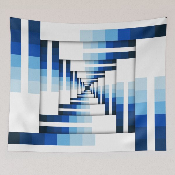 Item preview, Geometric Layers of Blue designed and sold by Phil Perkins.