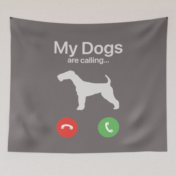Item preview, My Dogs Are Calling - Terrier designed and sold by FiaFiaPress.