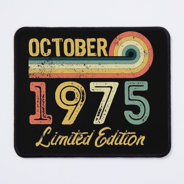 Item preview, Retro Vintage 46th Birthday - Born in October 1975 designed and sold by meedTee.