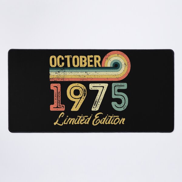 Item preview, Retro Vintage 46th Birthday - Born in October 1975 designed and sold by meedTee.