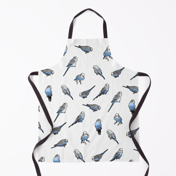 Item preview, Little Blue English Budgie Pattern designed and sold by Alienphysique.