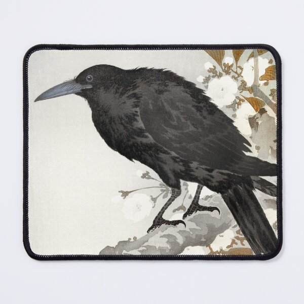 Item preview, Crow - Japanese Art 1900s designed and sold by pennyandhorse.