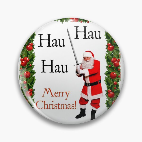 Item preview, Hau Hau Hau - Merry Christmas Santa Sword designed and sold by emovendo.
