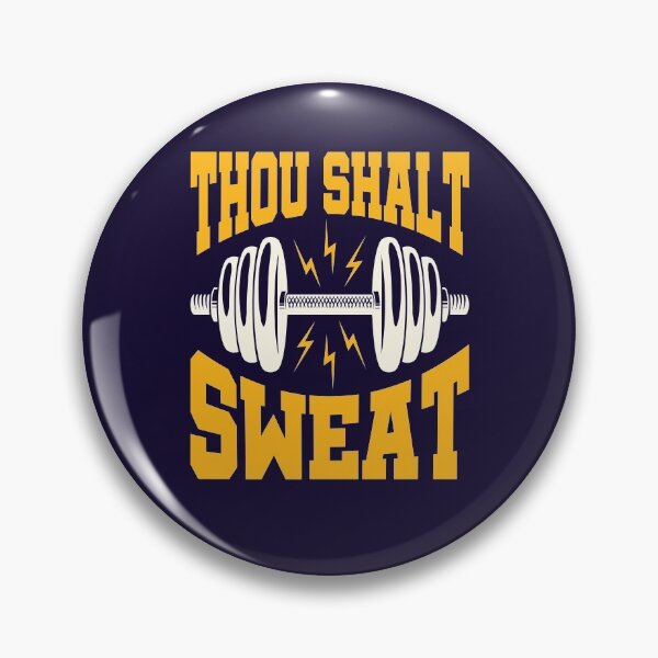 Item preview, Thou Shalt Sweat Funny Personal Trainer designed and sold by jaygo.