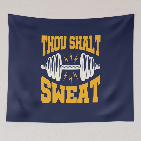 Item preview, Thou Shalt Sweat Funny Personal Trainer designed and sold by jaygo.