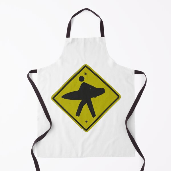 Item preview, Surfer Crossing Sign Surfing graffiti sticker bomb designed and sold by VacationCity.