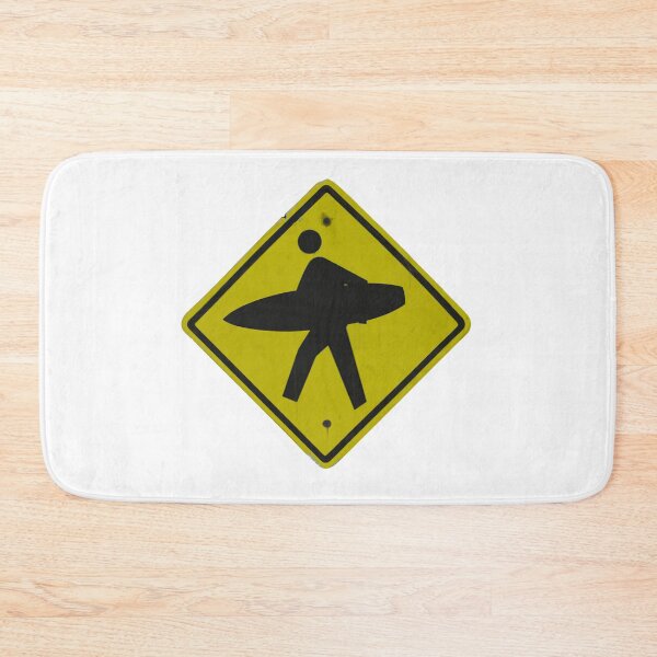 Item preview, Surfer Crossing Sign Surfing graffiti sticker bomb designed and sold by VacationCity.