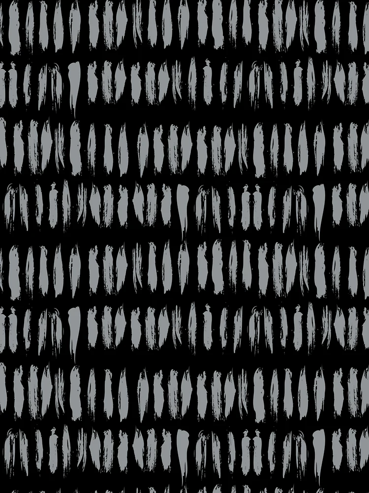 Thumbnail 6 von 6, Premium Oversized Pullover, Grey and Black Bold Stripe Dash Lines Pattern Coordinates w/ Dutch Boy 2022 Popular Color Over The Moon 434-4DB - Colour Trends - Hue designt und verkauft von ColorOfTheYears.