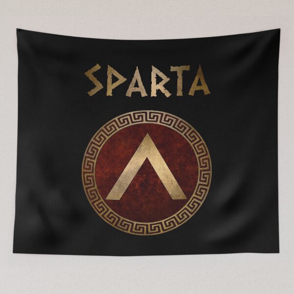 Item preview, Spartan Shield Lacedaemonian Lambda Ancient Symbol of Sparta designed and sold by Agema Apparel.
