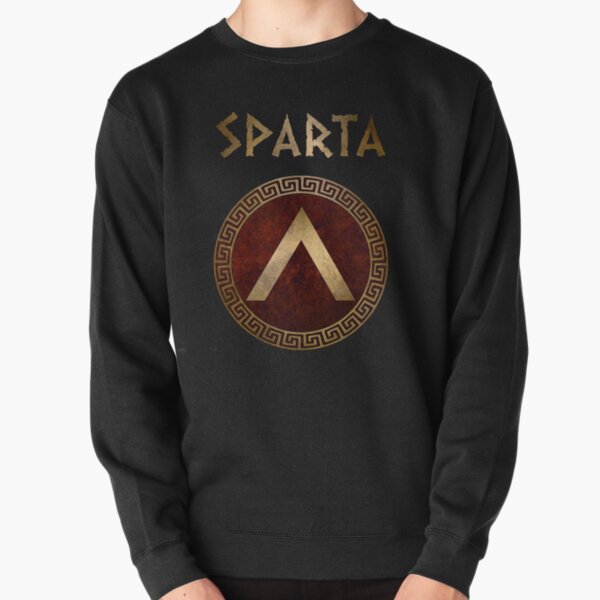 Aperçu de l'œuvre Bouclier spartiate Lambda Lambda ancien symbole de Sparte créée et vendue par Agema Apparel.