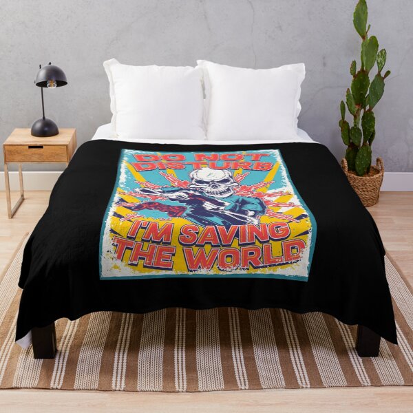 Item preview, Halloween skeleton video gamer! Do not disturb, I’ m saving the world! designed and sold by HROC.