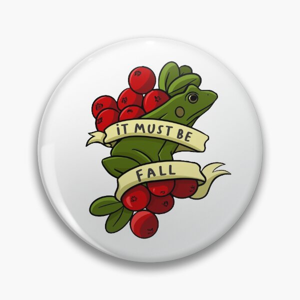 Item preview, Frog and Cranberry, It Must Be Fall designed and sold by SkateboardCat.