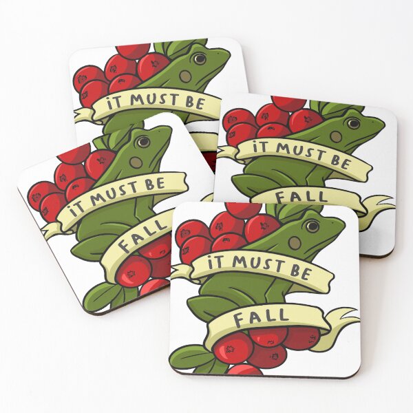 Item preview, Frog and Cranberry, It Must Be Fall designed and sold by SkateboardCat.