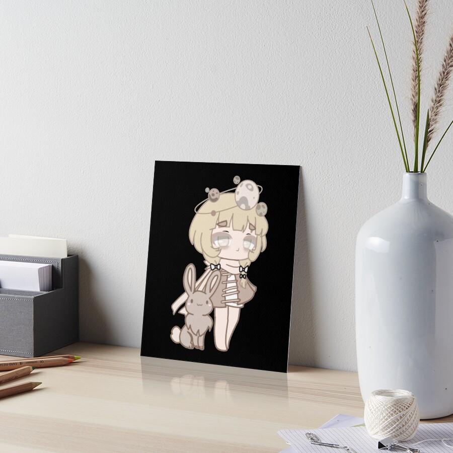 Aesthetic Gacha Life Gacha Club Character Art Board Print For Sale By Crazyfordolls Redbubble