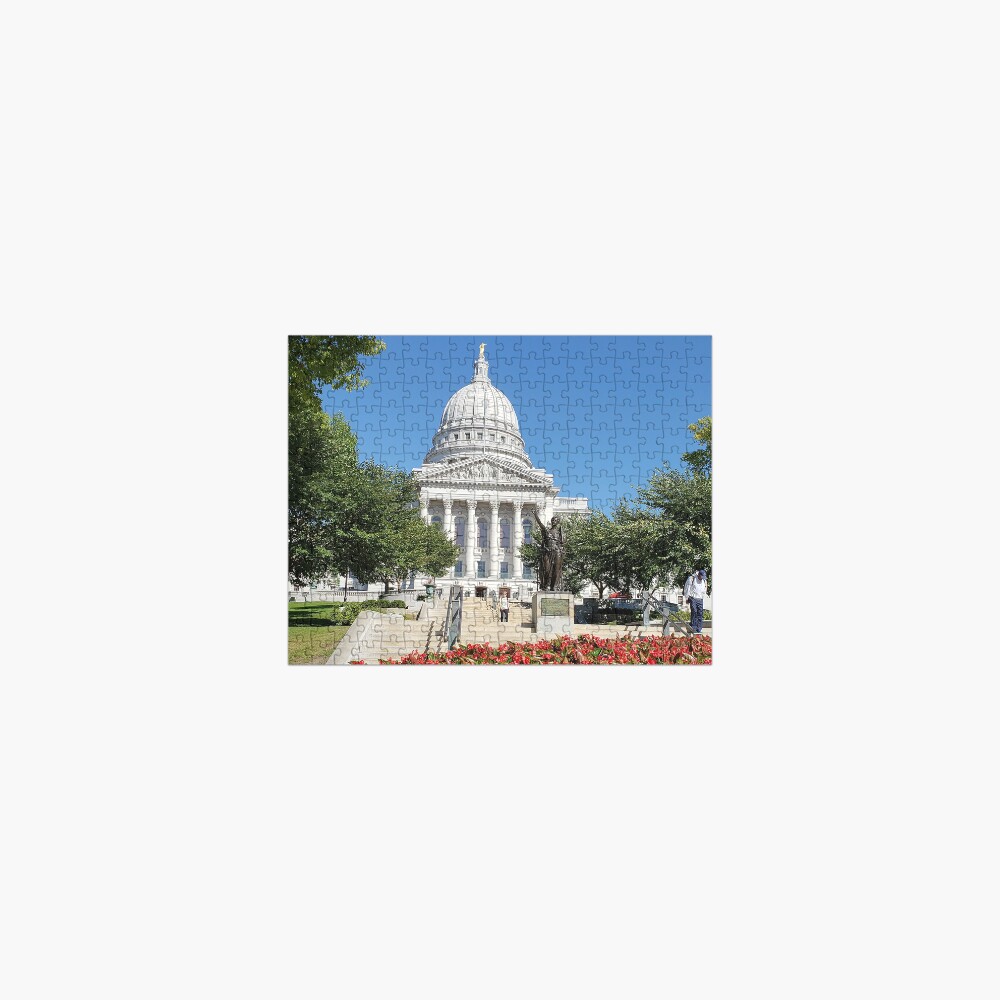 Capitol Building Madison Wisconsin from State Street Jigsaw Puzzle