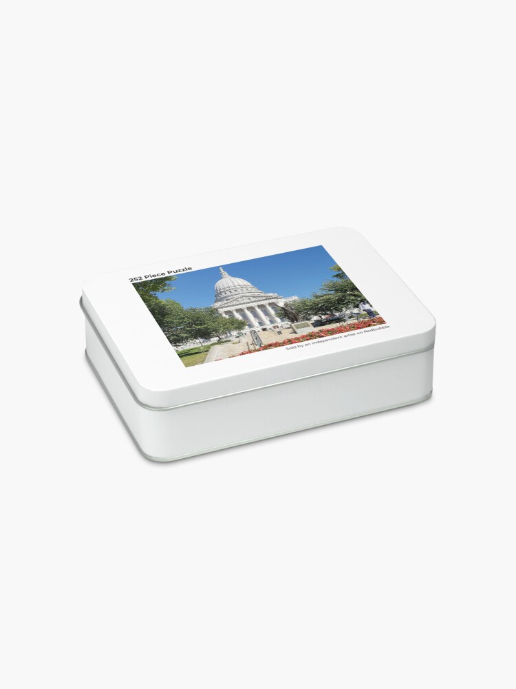 Alternate view of Capitol Building Madison Wisconsin from State Street Jigsaw Puzzle