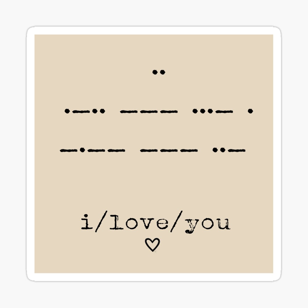 What is the code of i love you?