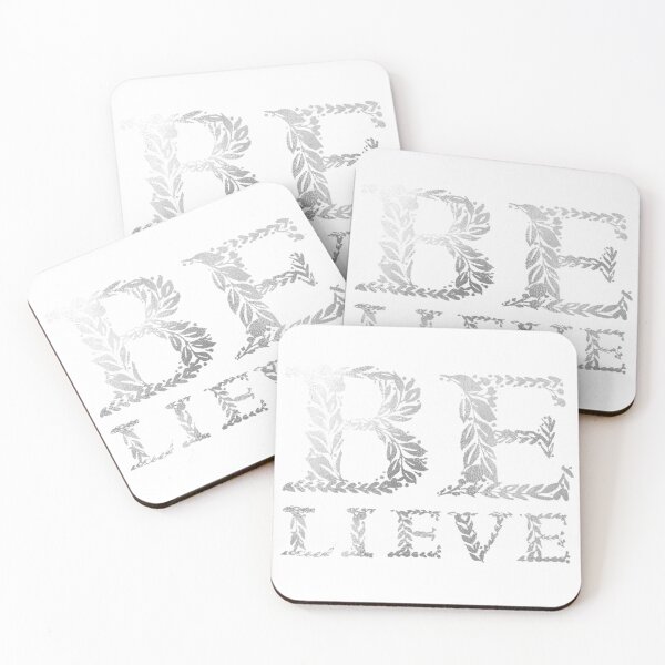 Item preview, Believe in silver designed and sold by Rachel Dash-Williams Creative.