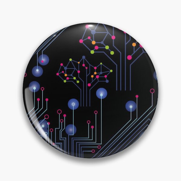 Item preview, Beautiful PCB Printed Circuit Board Trace Lines and AI Art designed and sold by EngineersArt.