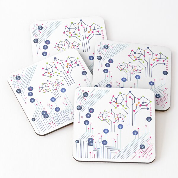 Item preview, Beautiful PCB Printed Circuit Board Trace Lines and AI Art designed and sold by EngineersArt.