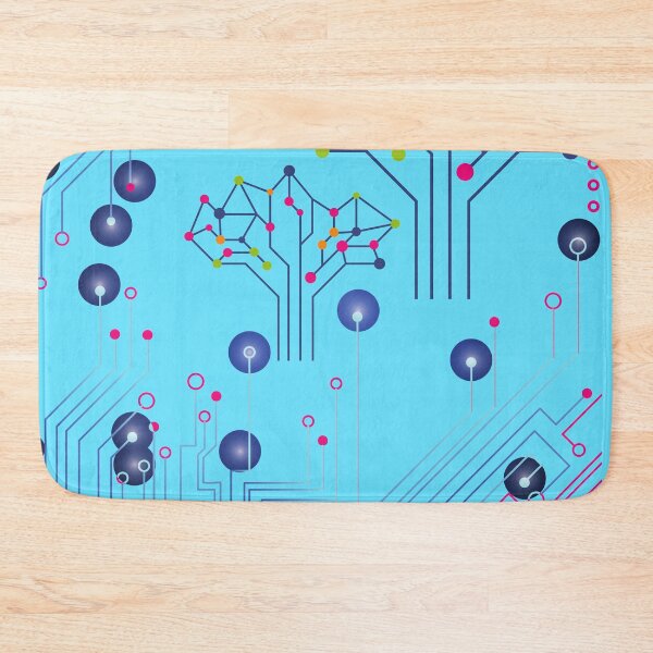Item preview, Beautiful PCB Printed Circuit Board Trace Lines and AI Art designed and sold by EngineersArt.