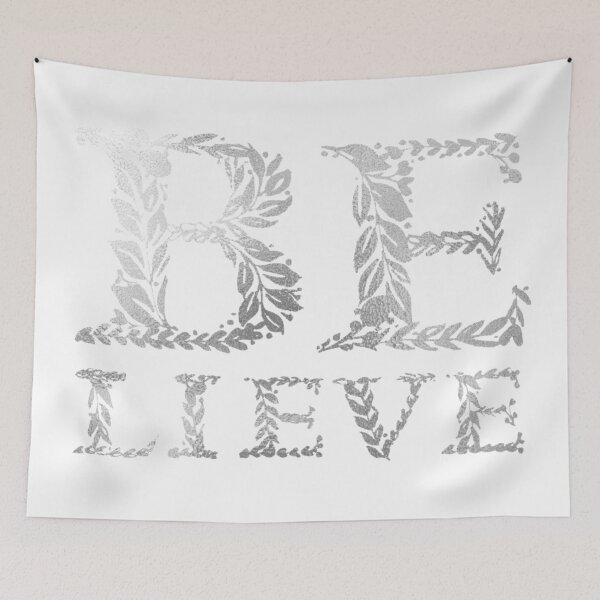 Item preview, Believe in silver designed and sold by Rachel Dash-Williams Creative.