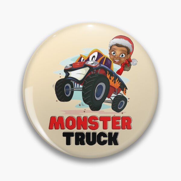 Item preview, Christmas Elf Riding Monster Truck designed and sold by infazbdeen.