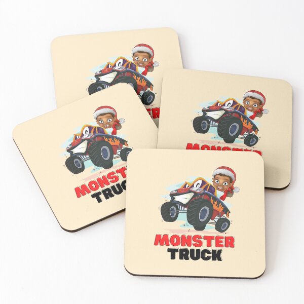 Item preview, Christmas Elf Riding Monster Truck designed and sold by infazbdeen.