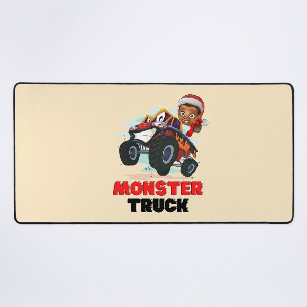 Item preview, Christmas Elf Riding Monster Truck designed and sold by infazbdeen.