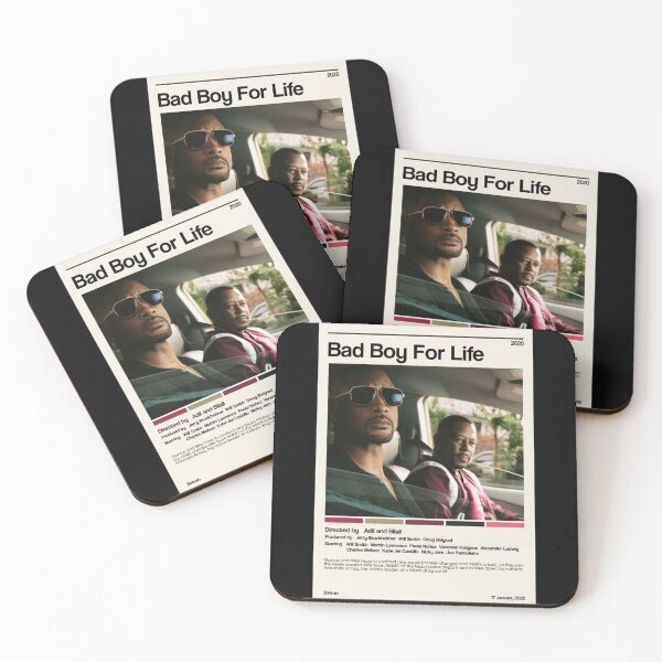 Item preview, Bad boy for life (2020) minimalist movie   designed and sold by CrazyForDolls.