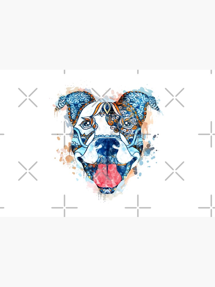 Pitbull portrait Jigsaw Puzzle for Sale by Witty-Kids