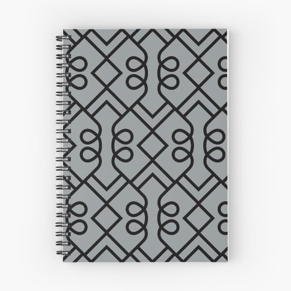 Item preview, Grey and Black Minimal Diamond Loop Pattern Coordinates w/ Dutch Boy 2022 Popular Color Over The Moon 434-4DB - Colour Trends - Hue designed and sold by ColorOfTheYears.