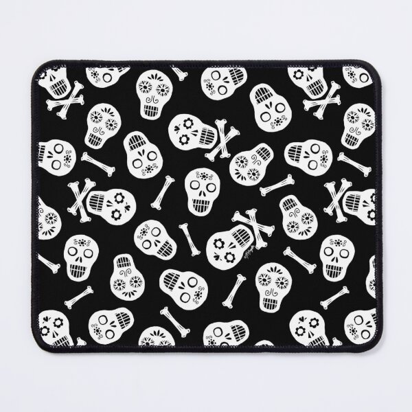 Item preview, Dia de los Muertos White Paper Skulls Pattern designed and sold by ArtVixen.