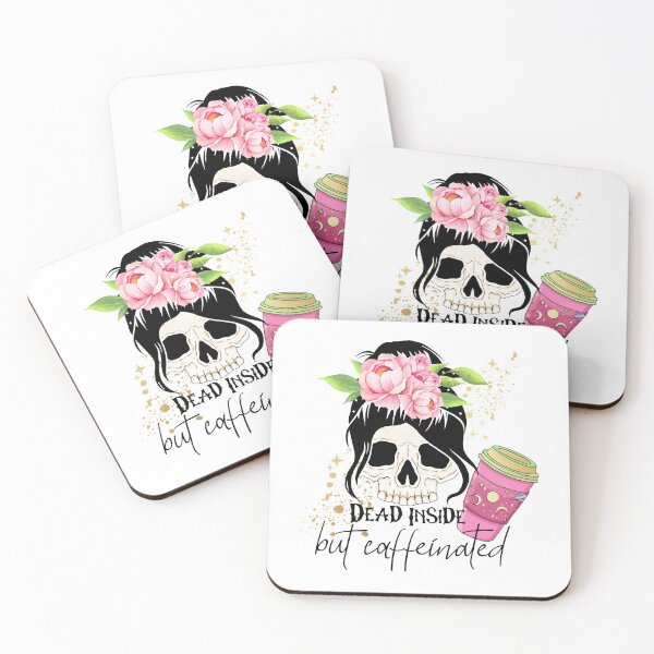 Item preview, Dead inside but caffeinated designed and sold by emelinepons.