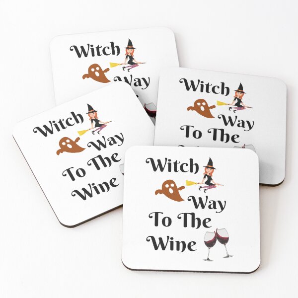 Item preview, Witch Way To The Wine designed and sold by BhavyaBathla.