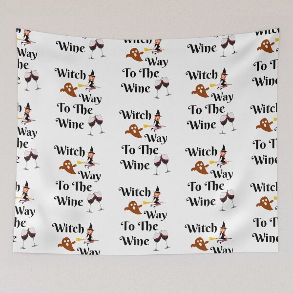Item preview, Witch Way To The Wine designed and sold by BhavyaBathla.