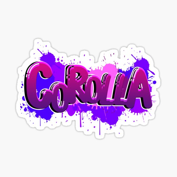 Item preview, corolla grafitti designed and sold by GymRolla.