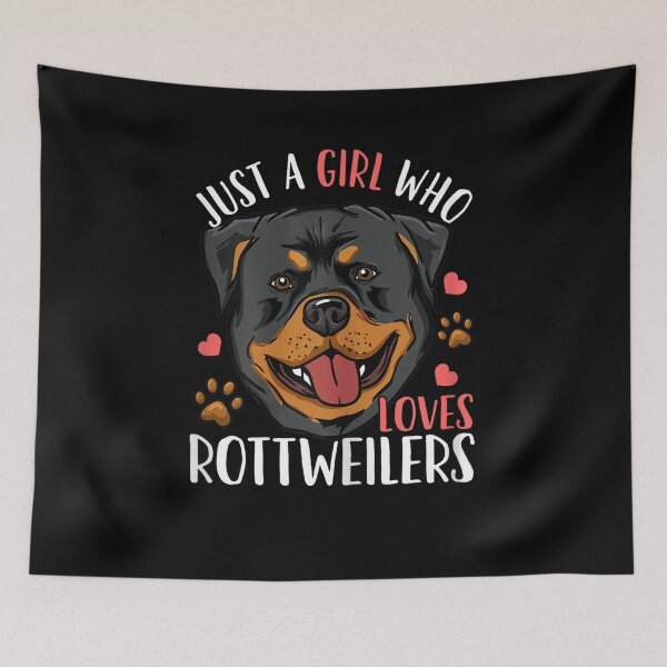 Item preview, Rottweiler Just A Girl Who Loves Rottweilers Gift   designed and sold by joh1zwfkristy.