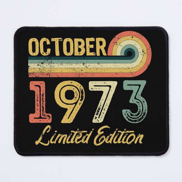 Item preview, Retro Vintage 48th Birthday - Born in October 1973 designed and sold by meedTee.