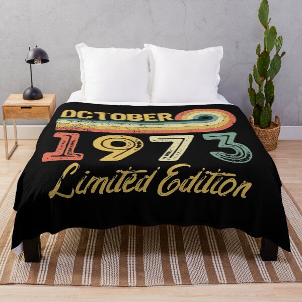 Item preview, Retro Vintage 48th Birthday - Born in October 1973 designed and sold by meedTee.