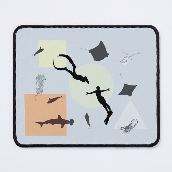 Item preview, Freediving Couple in Ocean designed and sold by Arkneer.