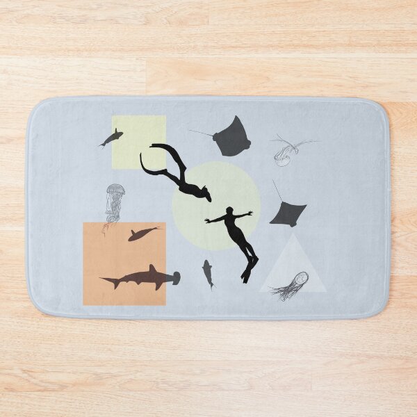 Item preview, Freediving Couple in Ocean designed and sold by Arkneer.
