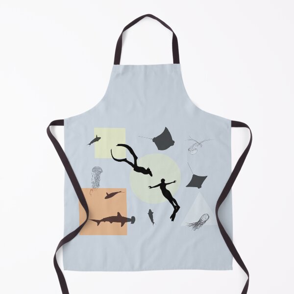 Item preview, Freediving Couple in Ocean designed and sold by Arkneer.