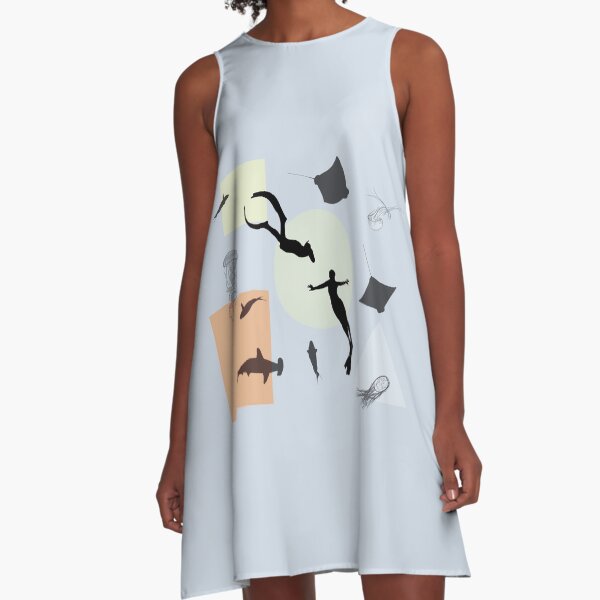 Item preview, Freediving Couple in Ocean designed and sold by Arkneer.