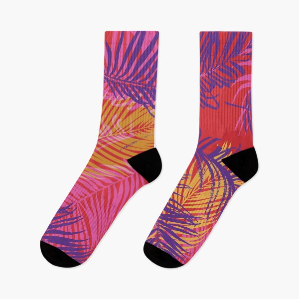 Item preview, Colorful palm leaf pattern  designed and sold by MakitoDesign.