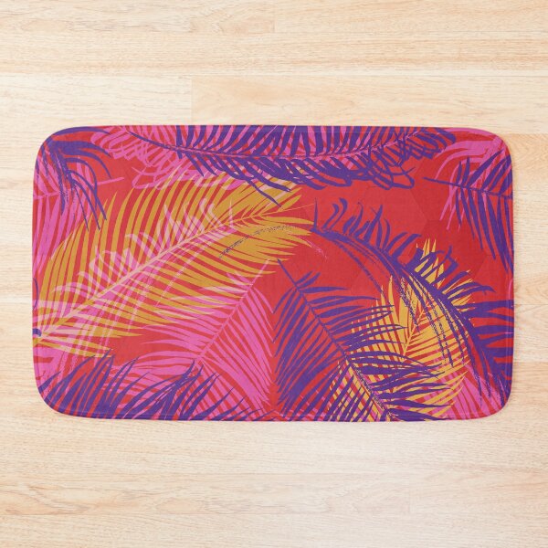 Item preview, Colorful palm leaf pattern  designed and sold by MakitoDesign.
