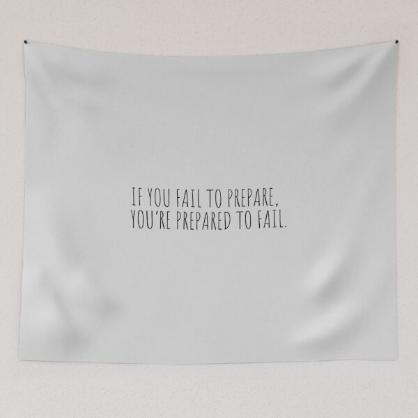Item preview, If you fail to prepare, you’re prepared to fail. designed and sold by Minimalist Quotes and Sayings.