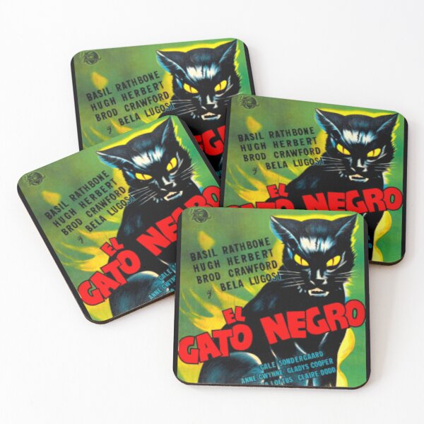 Item preview, Spanish Language Vintage Horror Movie "The Black Cat" w designed and sold by TheWitchsWolf.